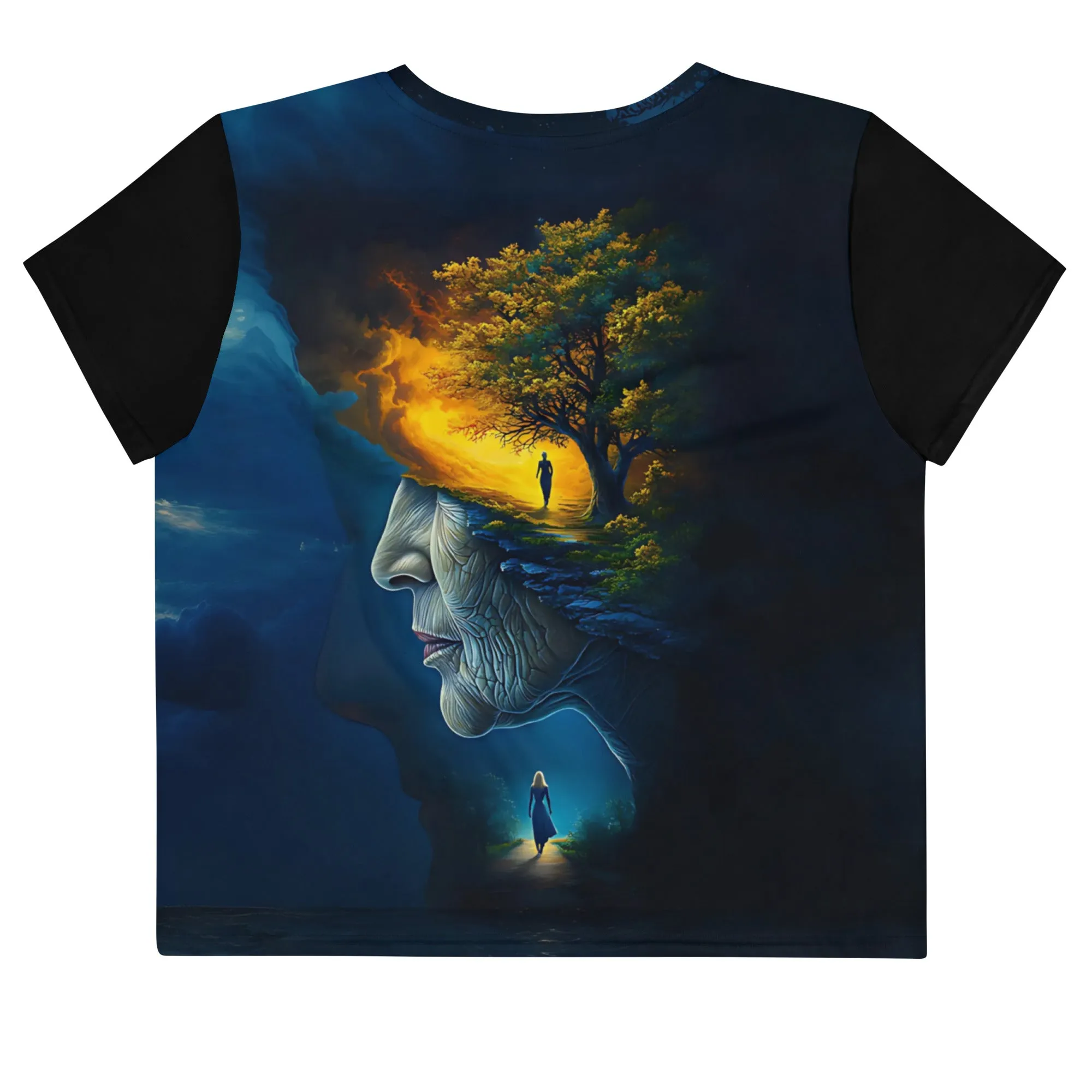 A Golden’s Grace Edition 1: Dual Harmony All-Over Print Crop Tee