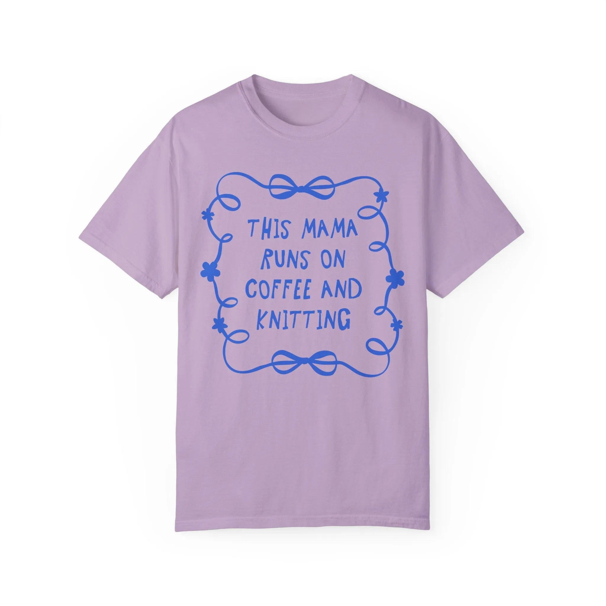 Coffee and Knitting Mother's Day Tee