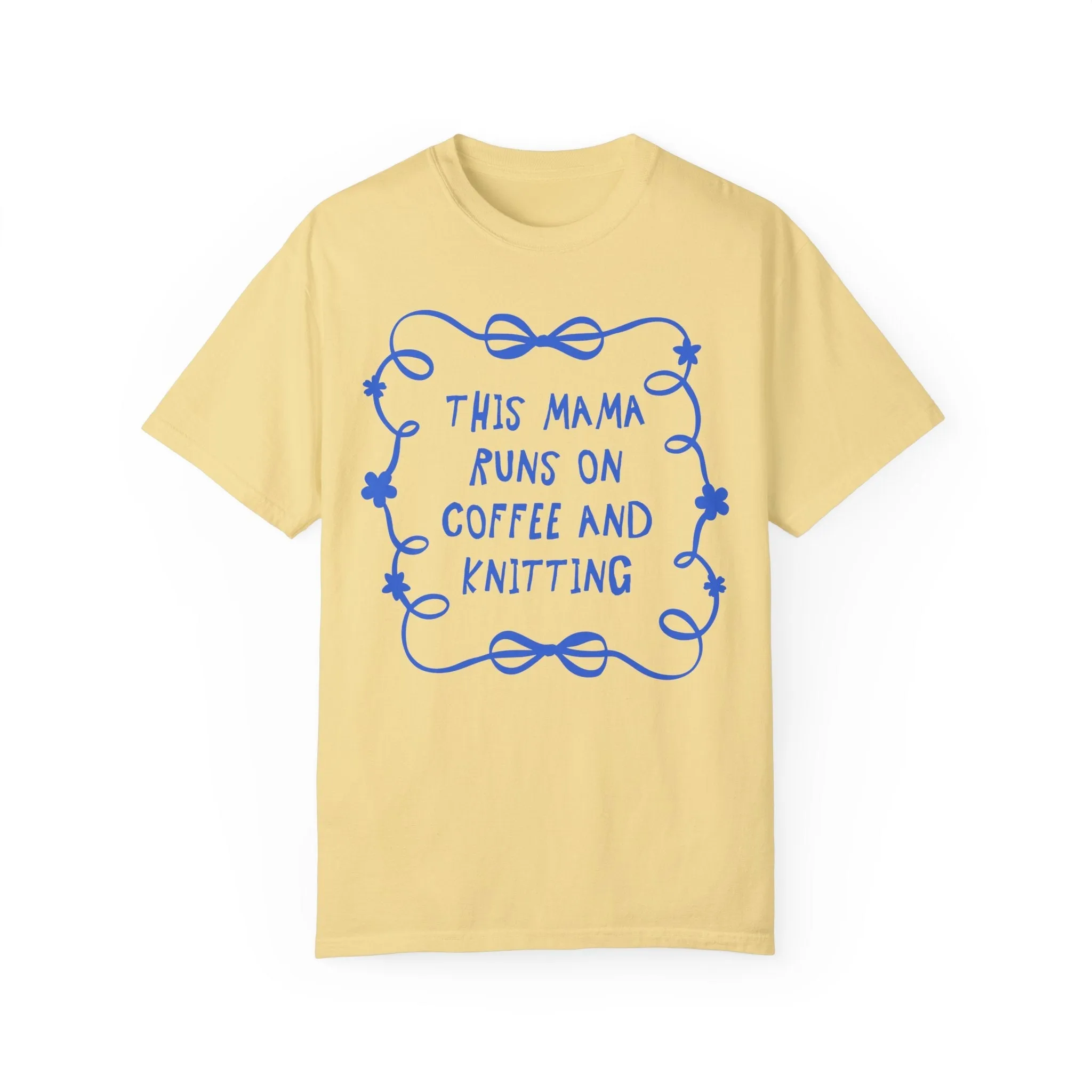Coffee and Knitting Mother's Day Tee