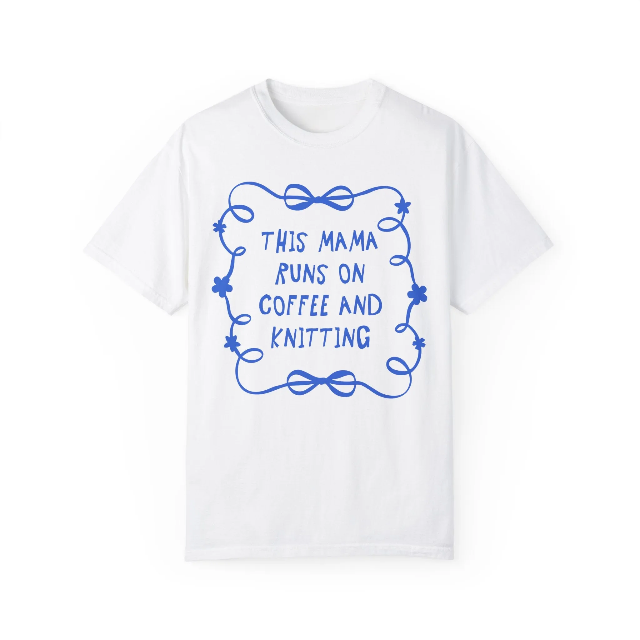 Coffee and Knitting Mother's Day Tee