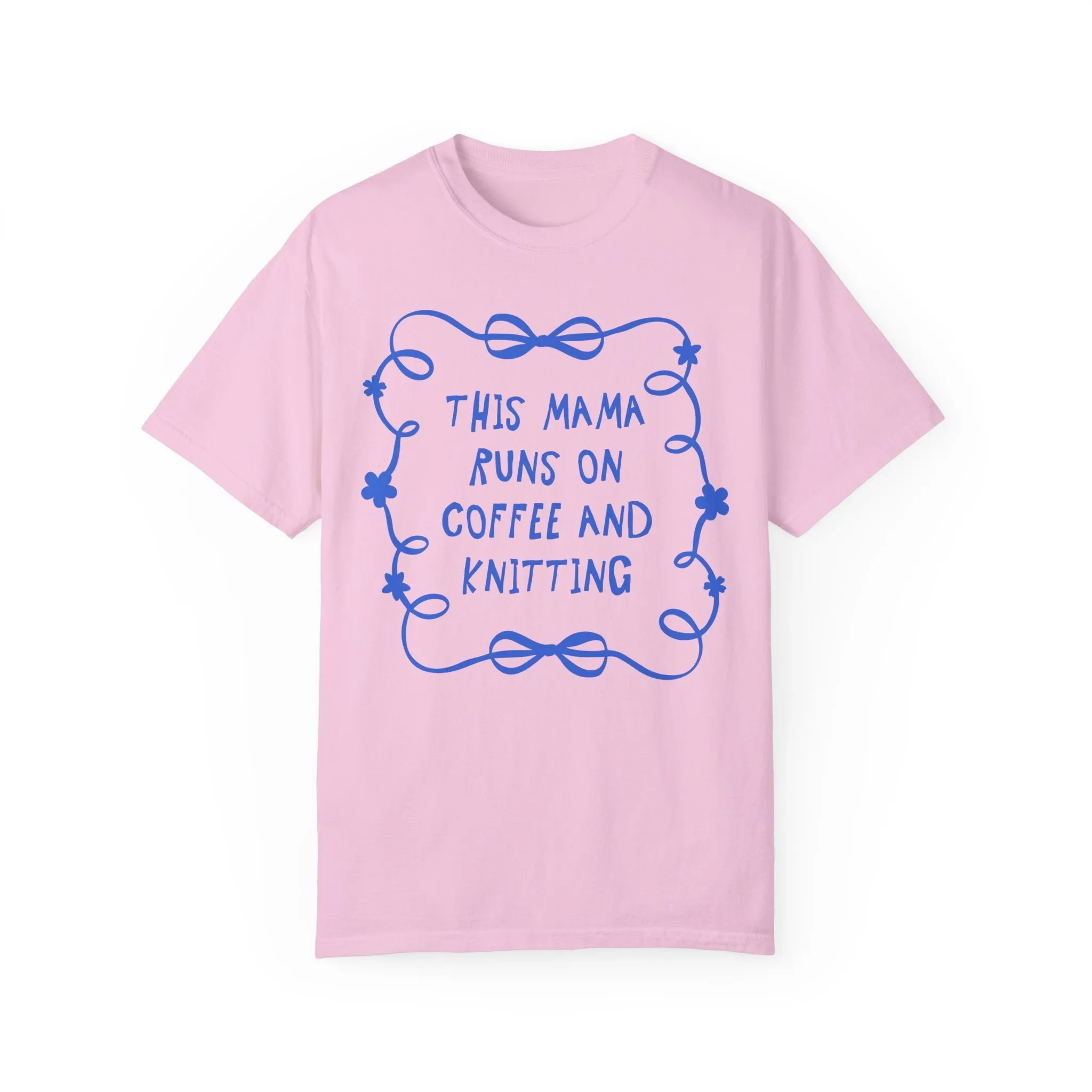 Coffee and Knitting Mother's Day Tee