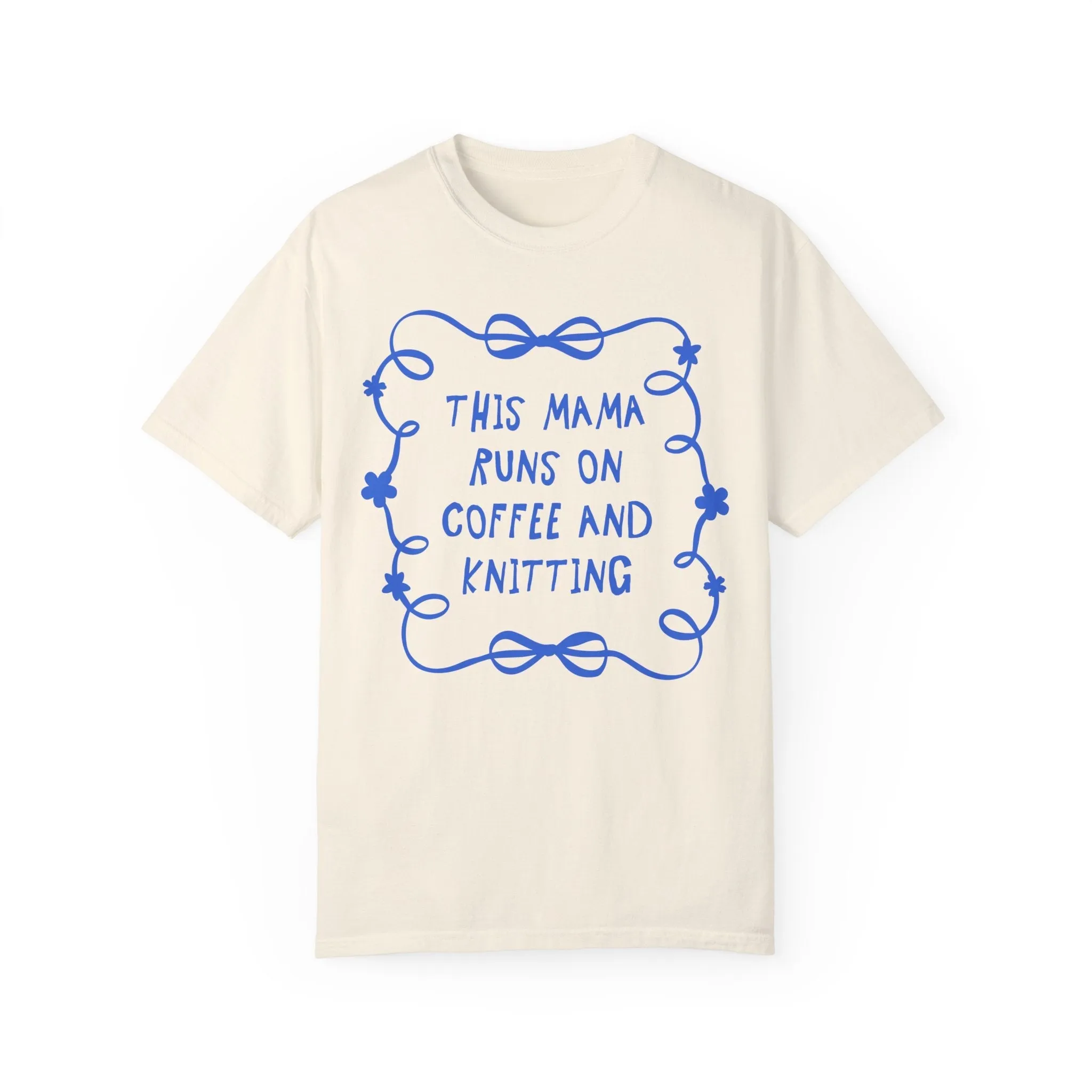 Coffee and Knitting Mother's Day Tee