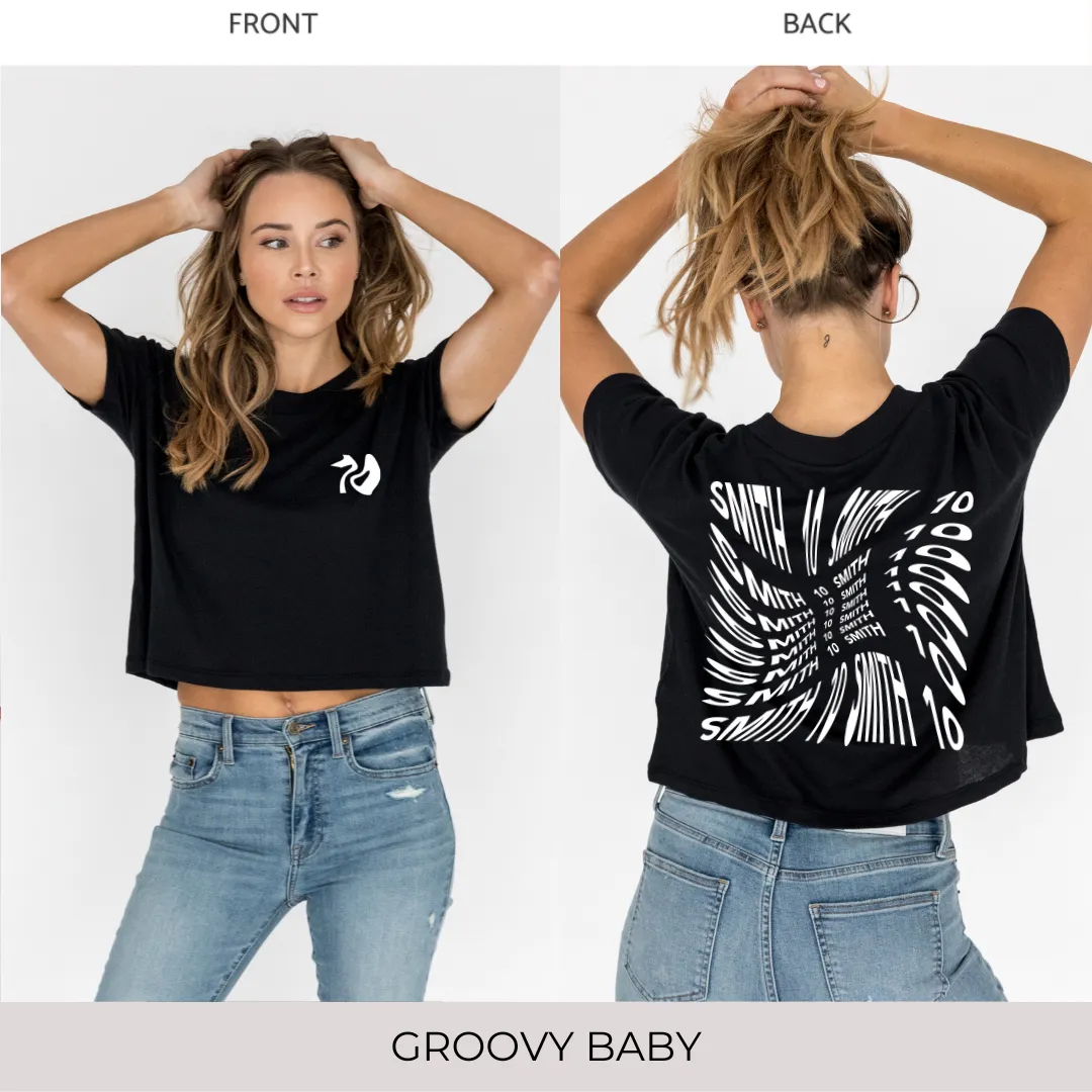 Crop Tee in Black