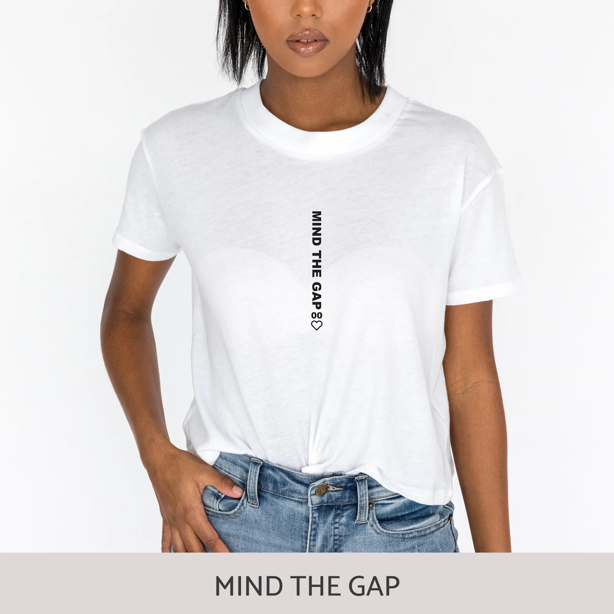 Crop Tee in White