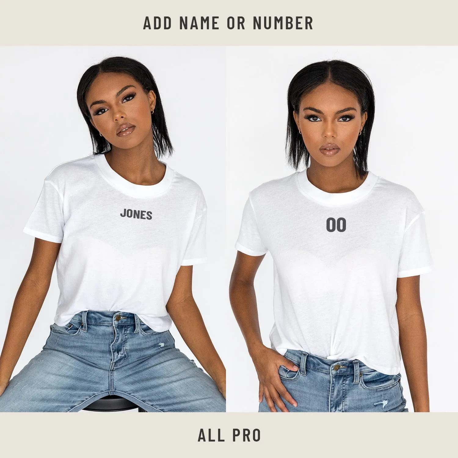 Crop Tee in White