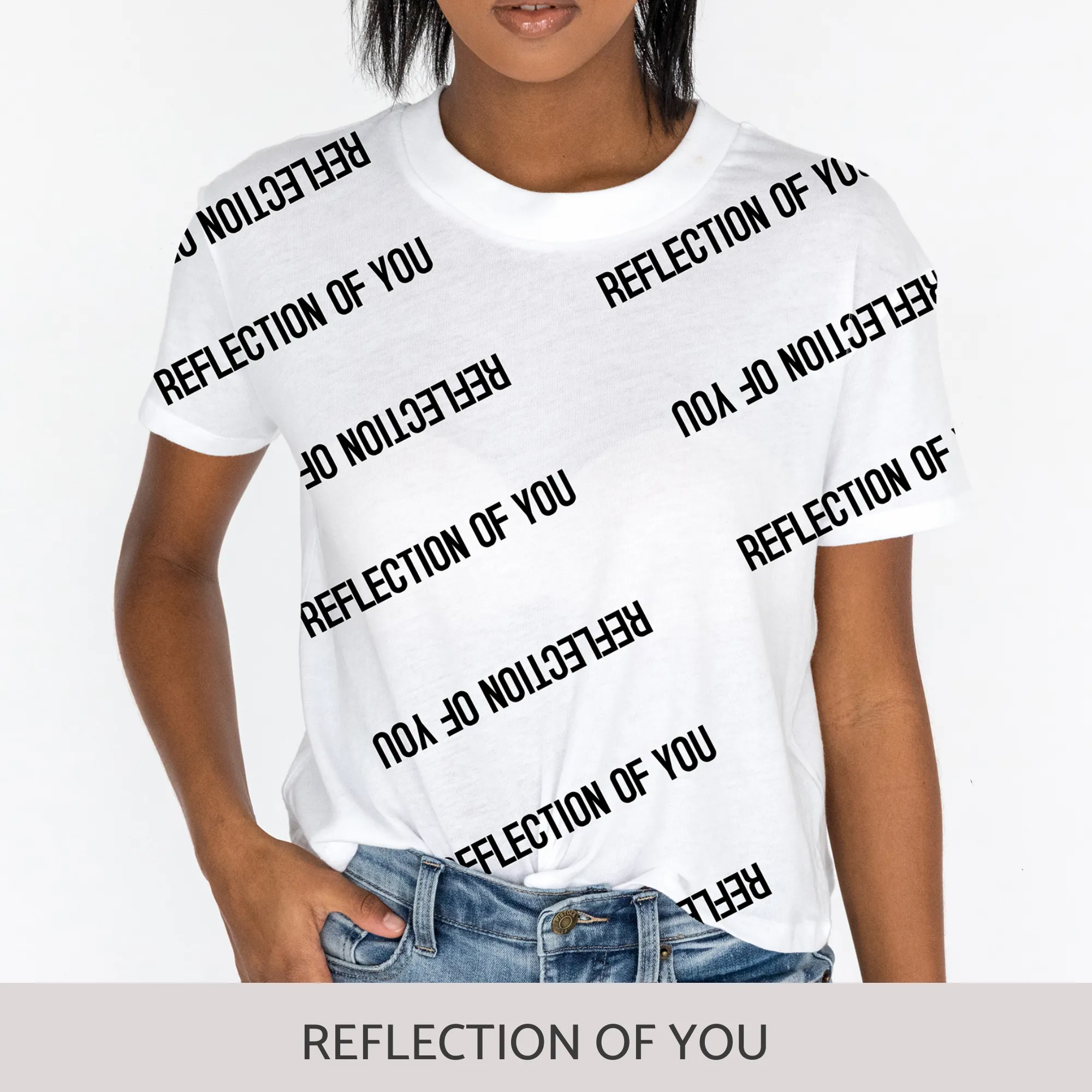 Crop Tee in White