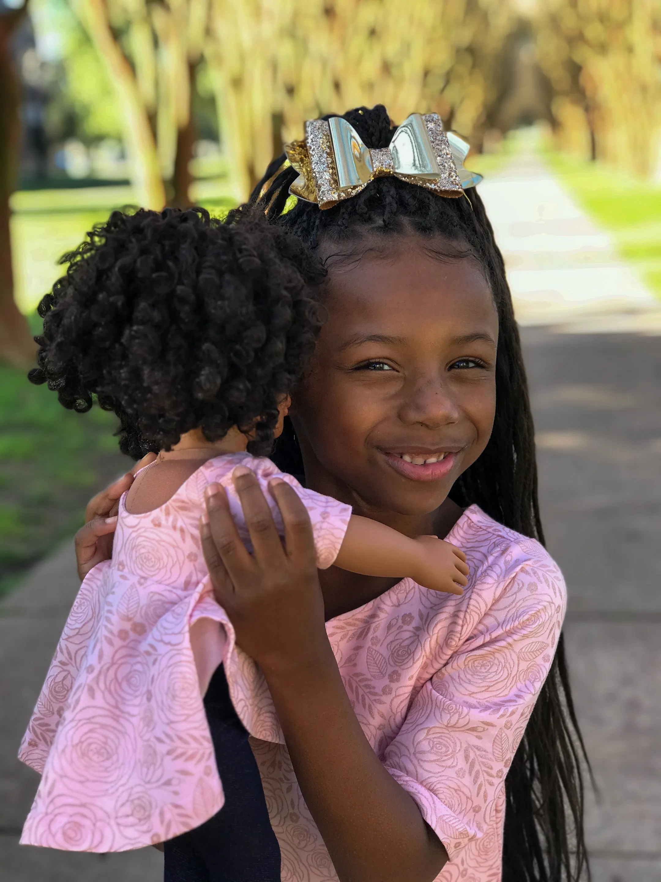 Dolly & Me Matching Mya Hi-Lo Peplum Top