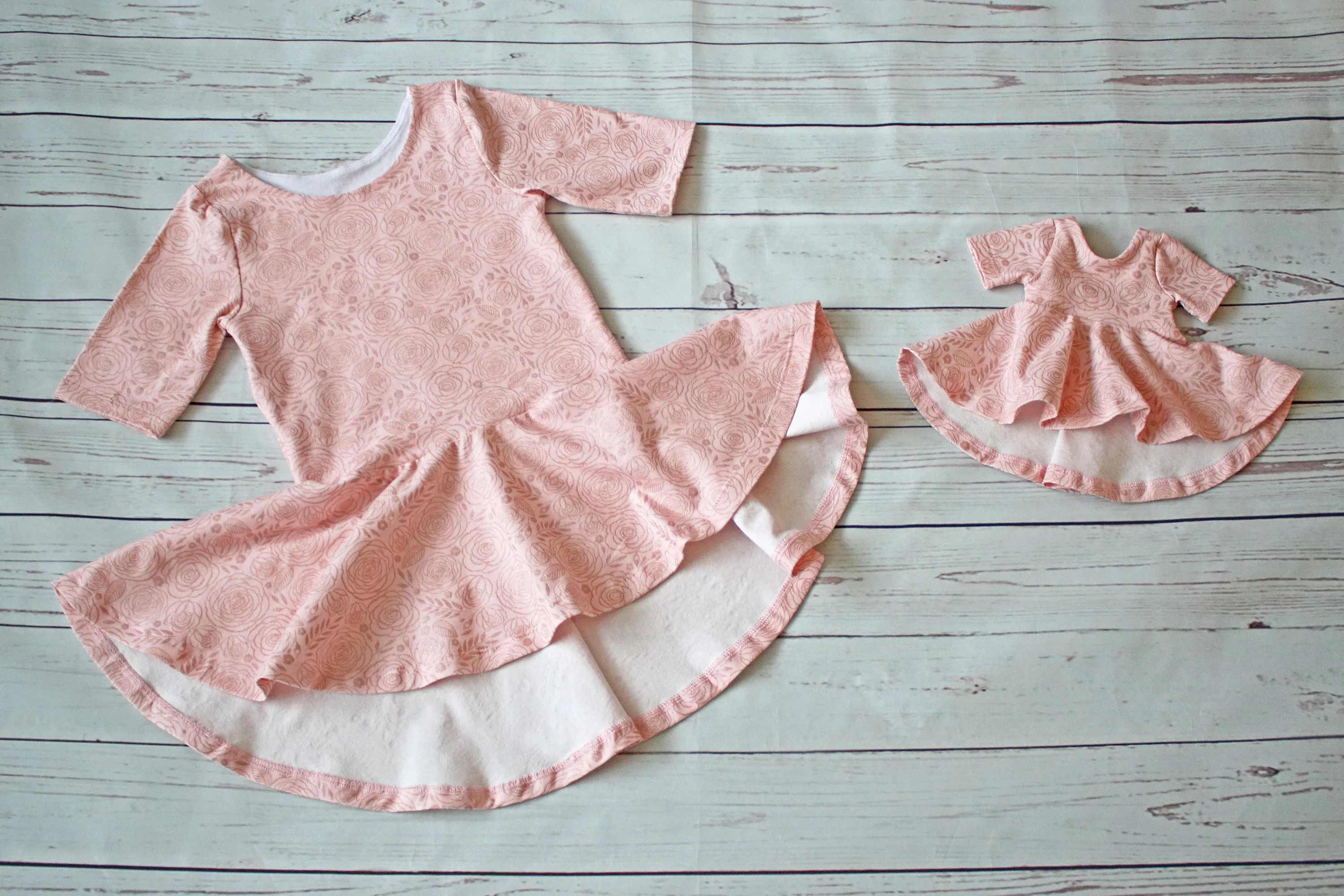 Dolly & Me Matching Mya Hi-Lo Peplum Top