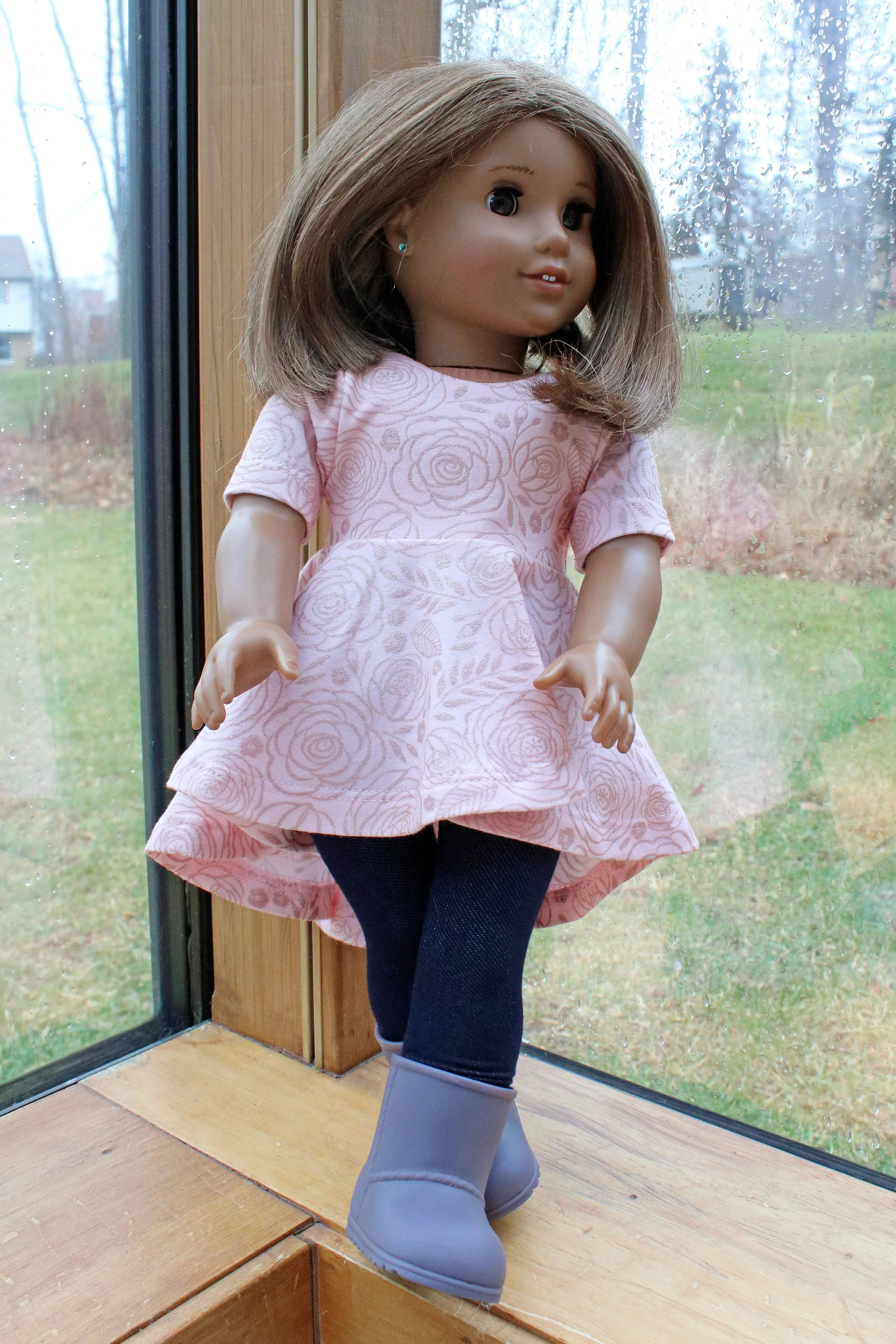 Dolly & Me Matching Mya Hi-Lo Peplum Top