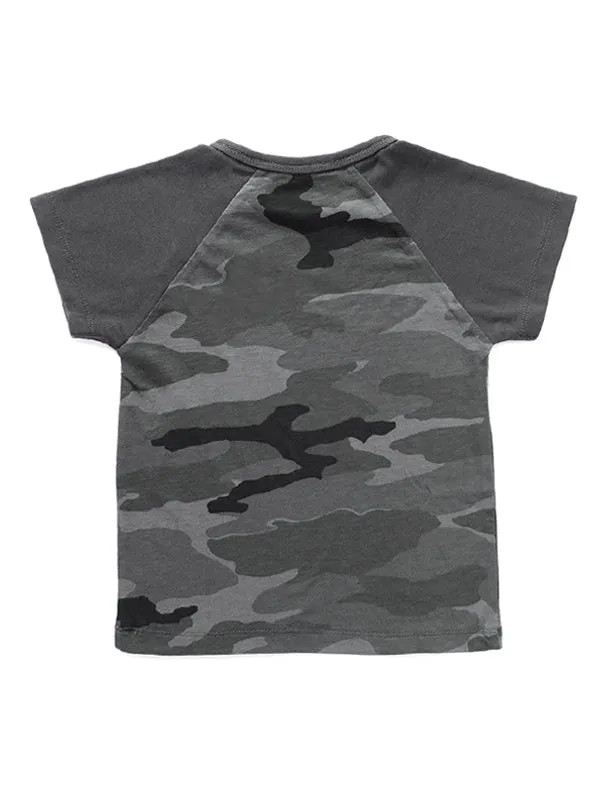 Forest Grey Short-Sleeves Boy T-shirt