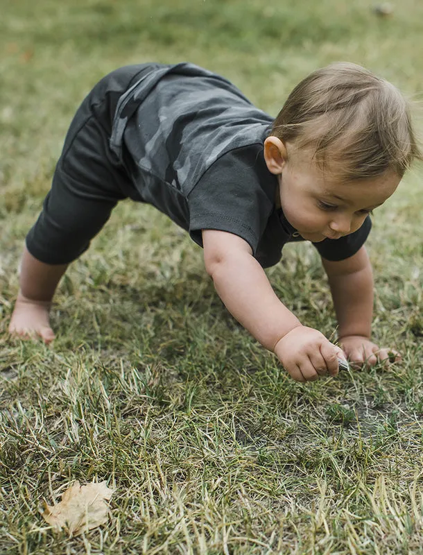 Forest Grey Short-Sleeves Boy T-shirt