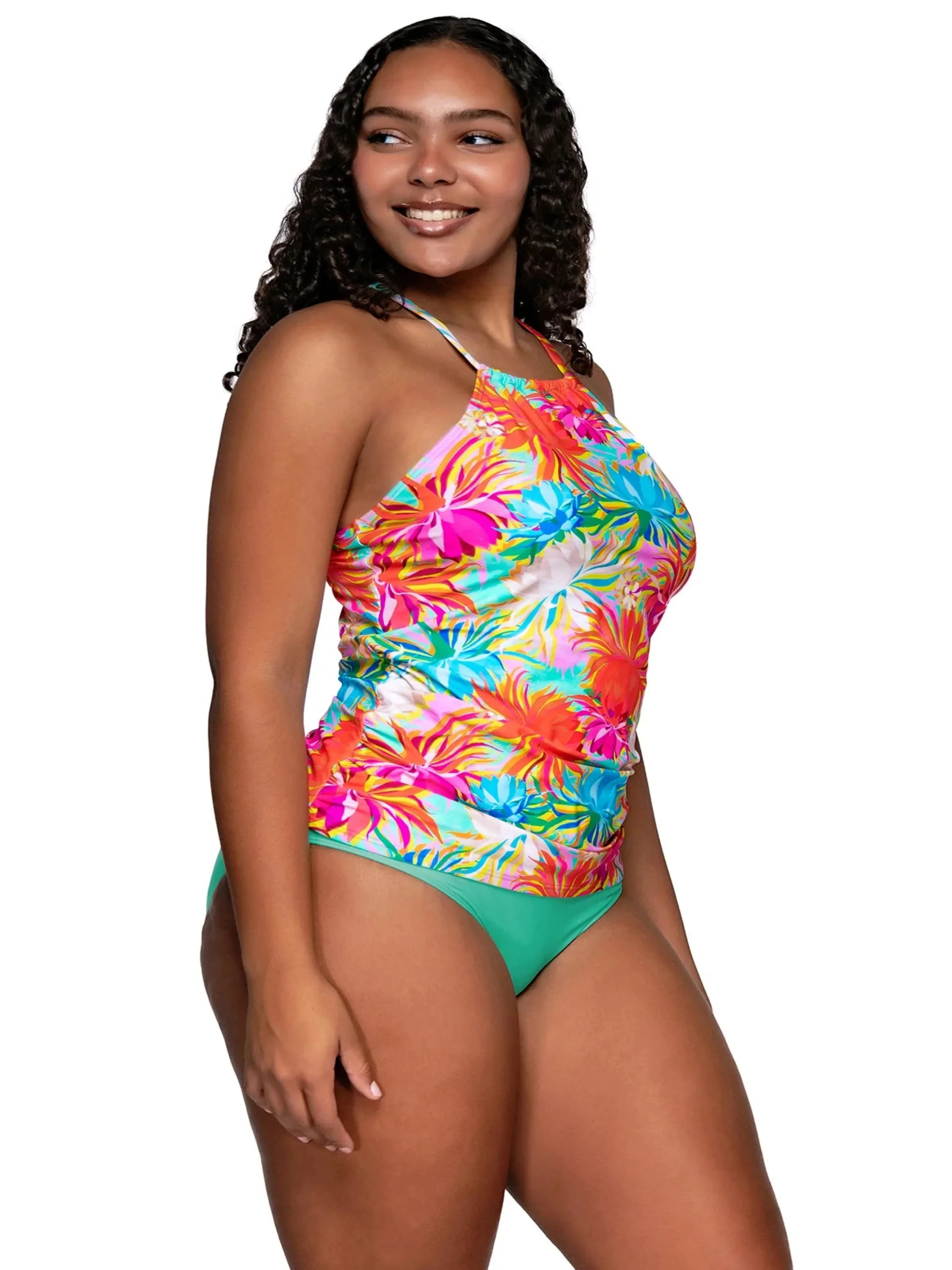 Harlow High Neck Tankini