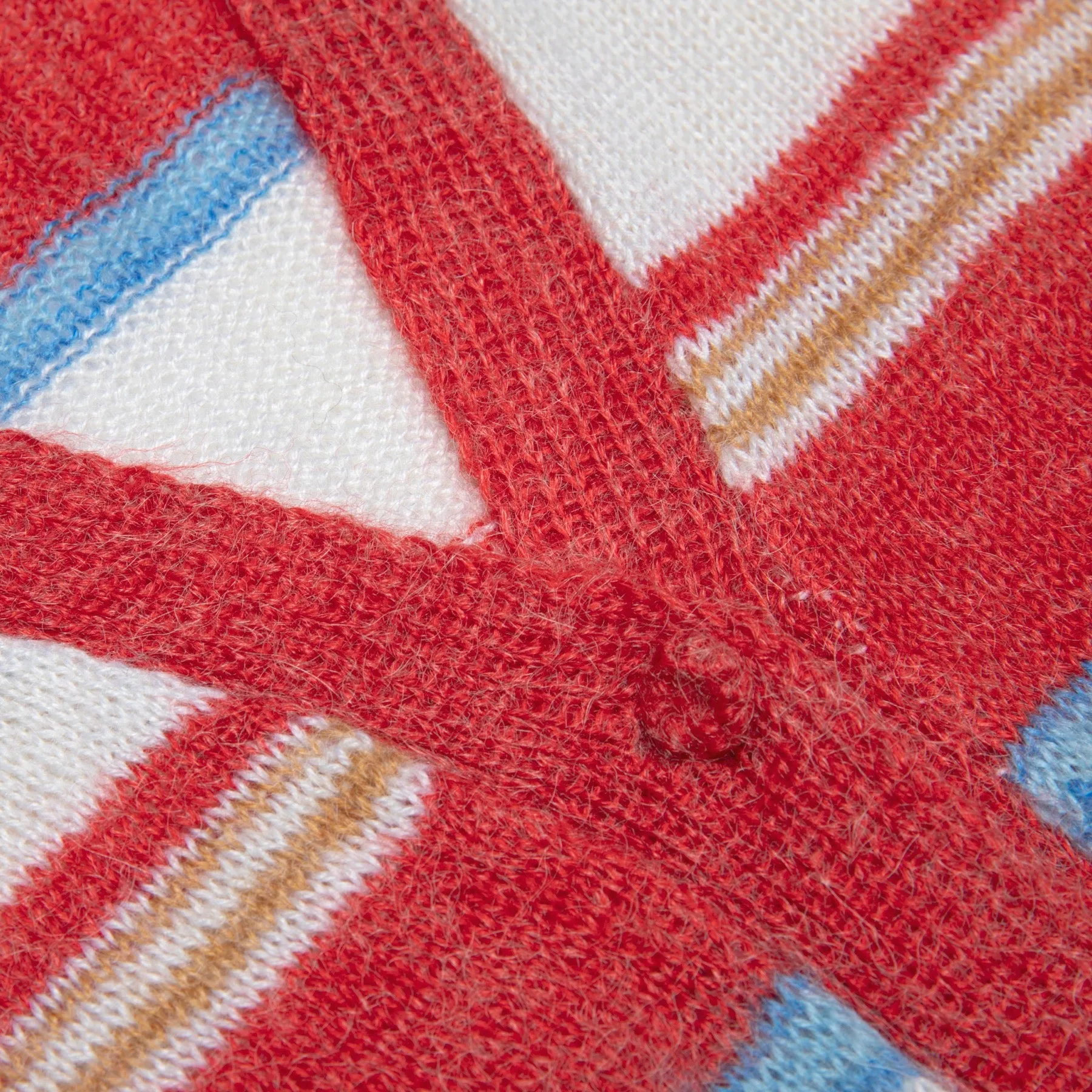 Homespun Stranded Mohair Yarn Cardigan