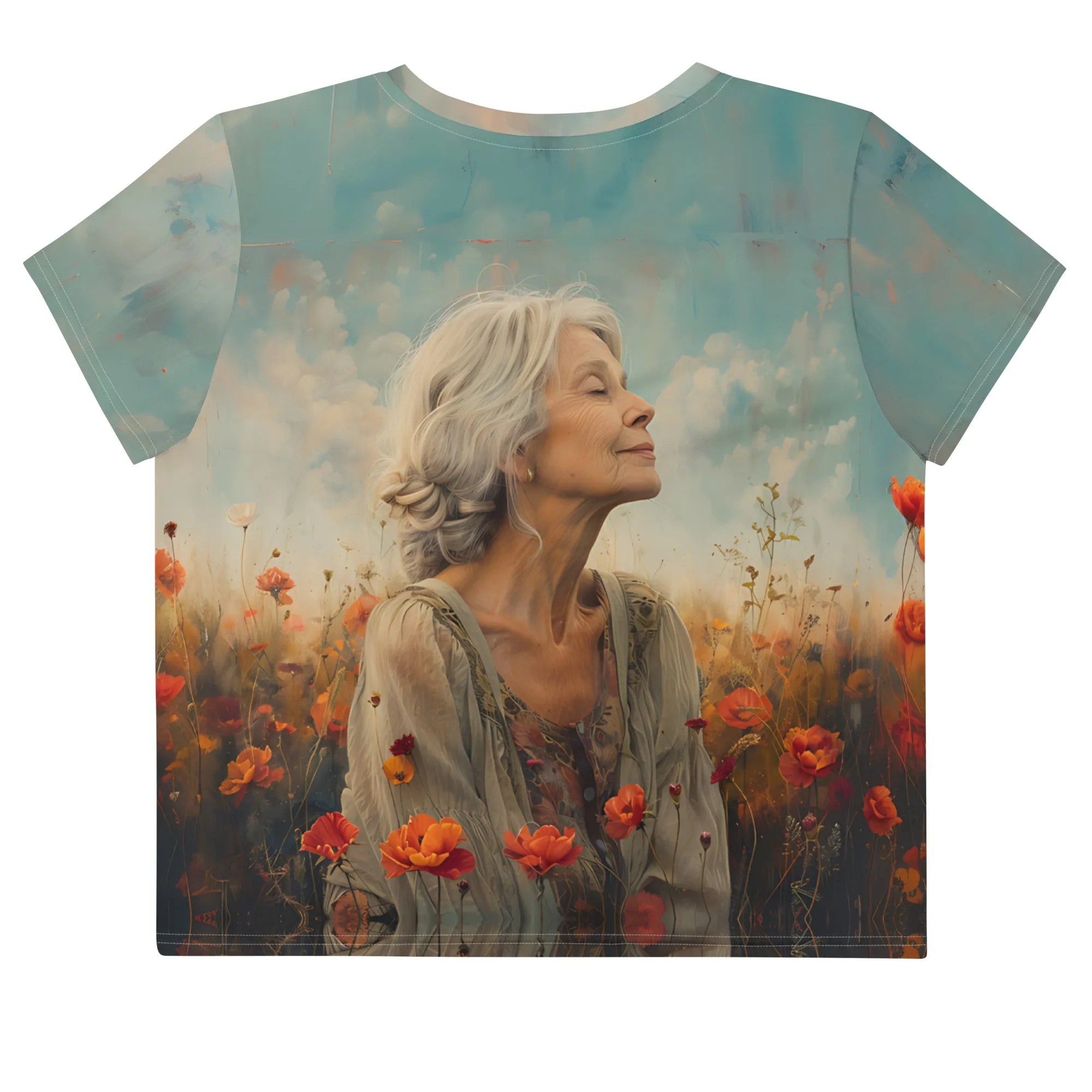 Inner Serenity All-Over Print Crop Tee
