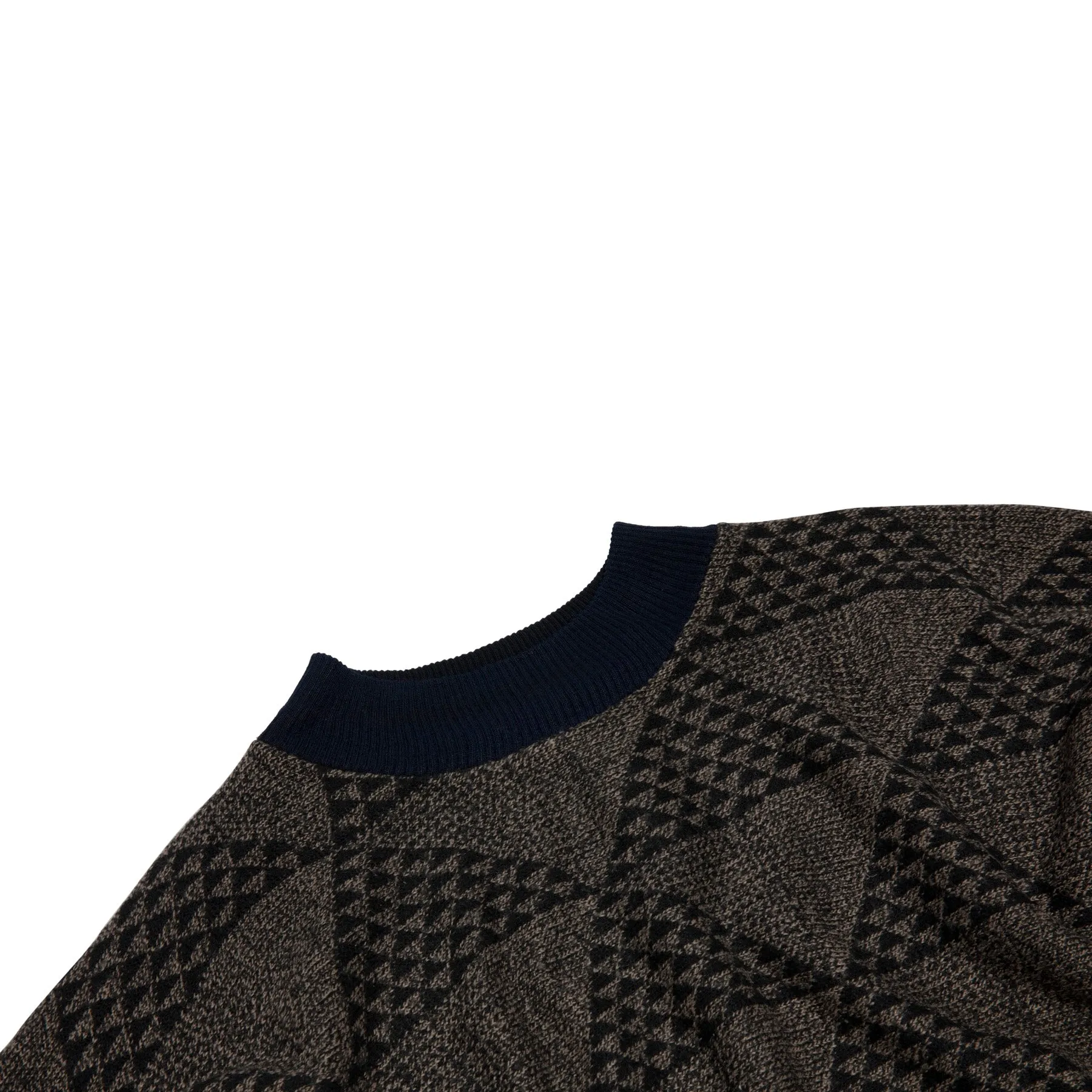 Intarsia Crew Neck Jumper