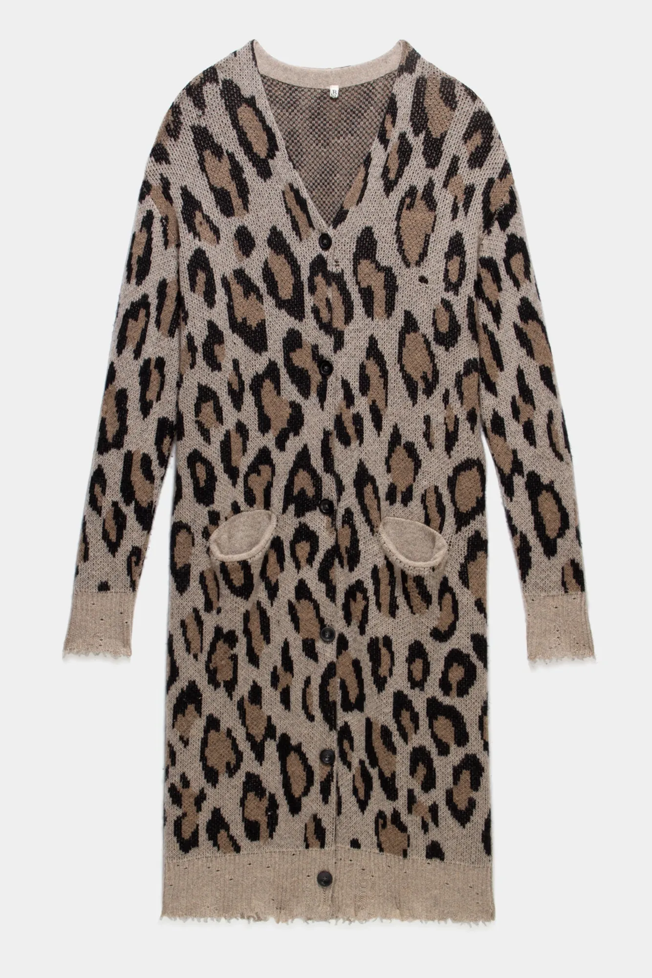 LONG CARDIGAN - LEOPARD