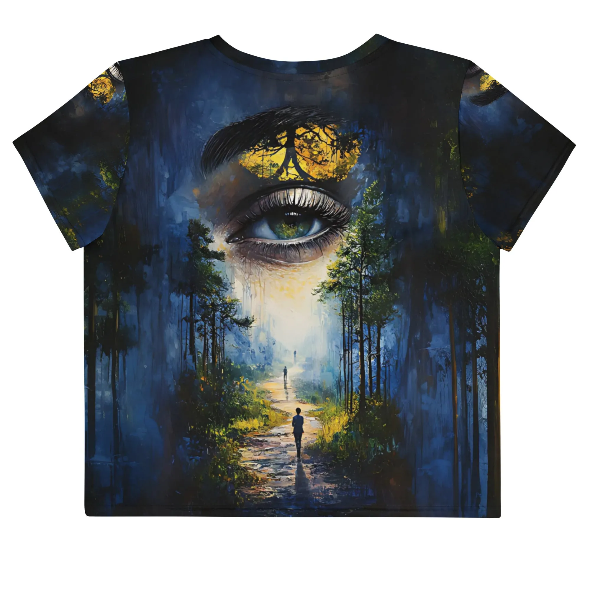 My Golden Path All-Over Print Crop Tee