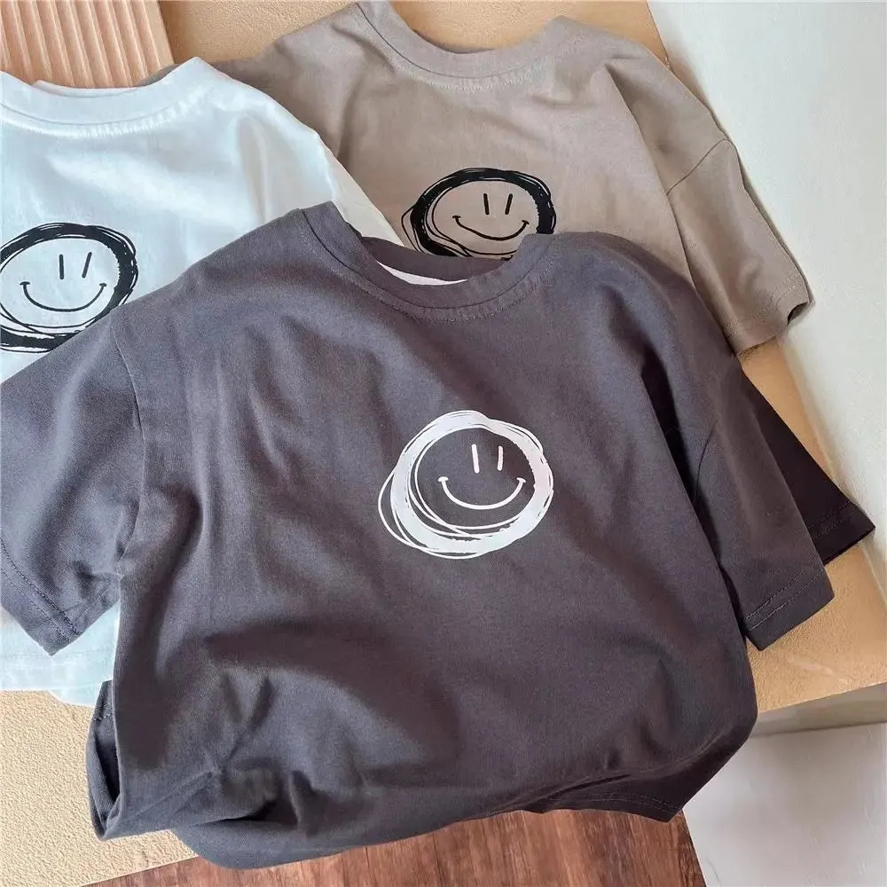 Oversized Cotton Happy Tee