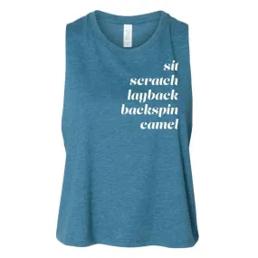 Spins Racerback Crop