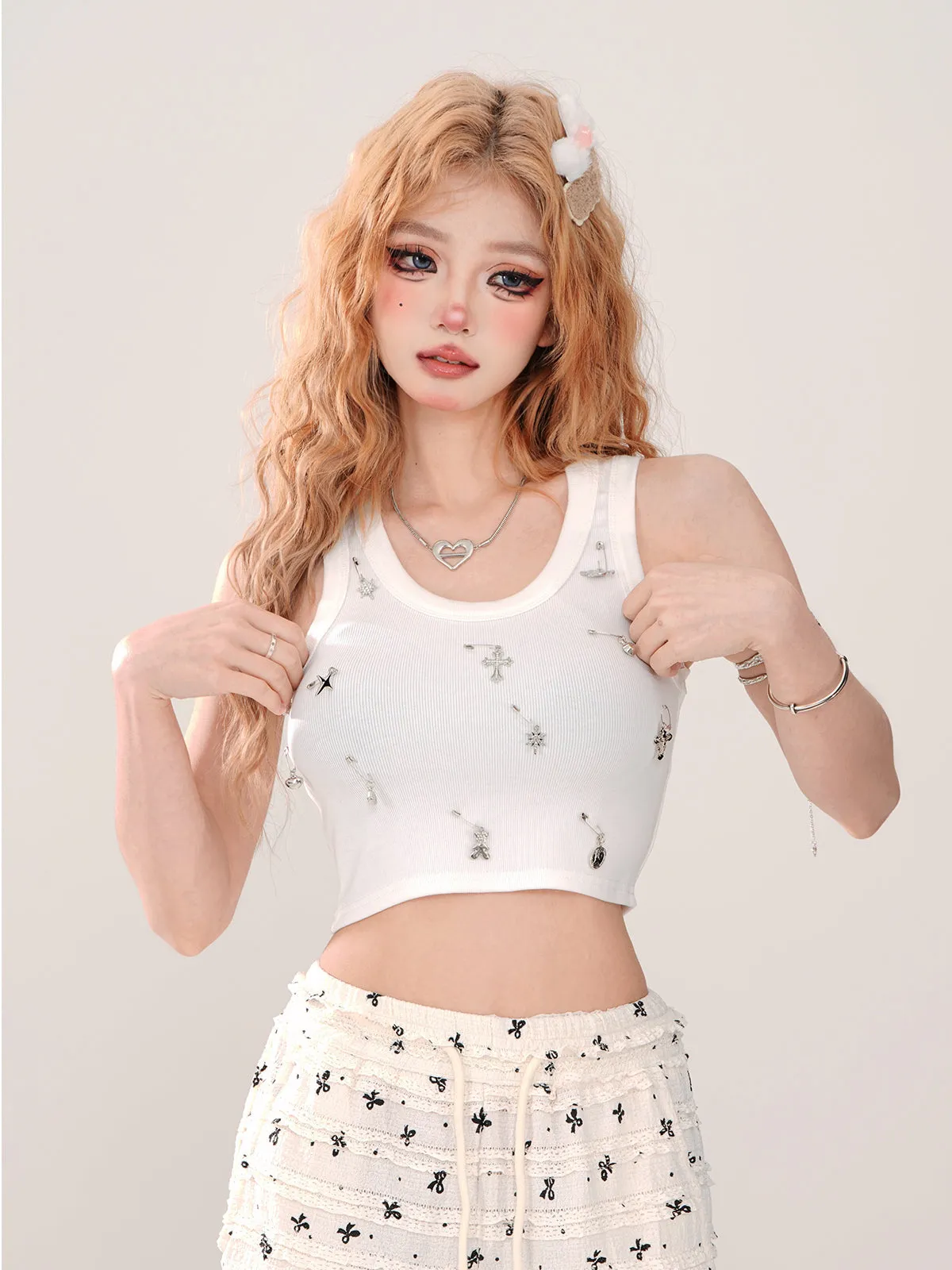 Top Crop Short Tank Cross