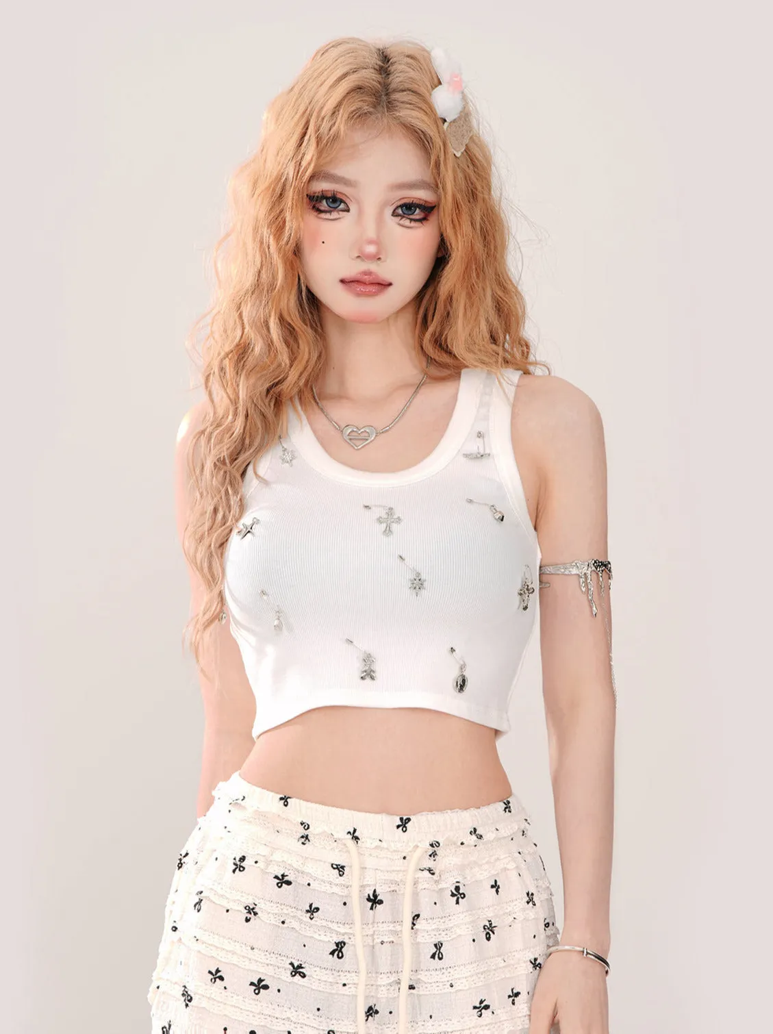 Top Crop Short Tank Cross