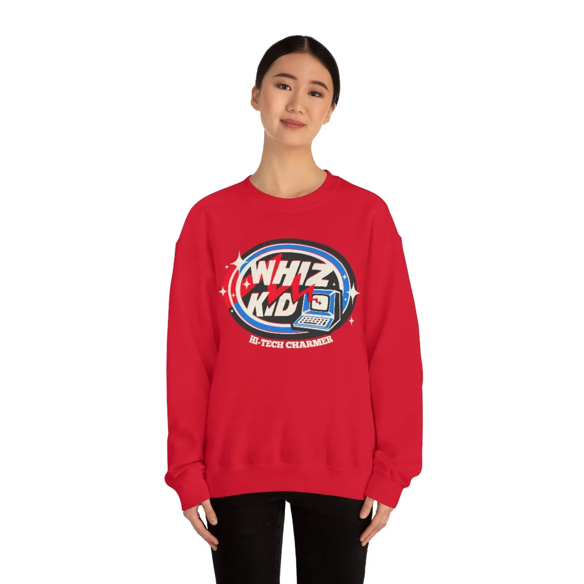 Whiz Kid Hi-tech Charmer | Retro Geek Sweatshirt
