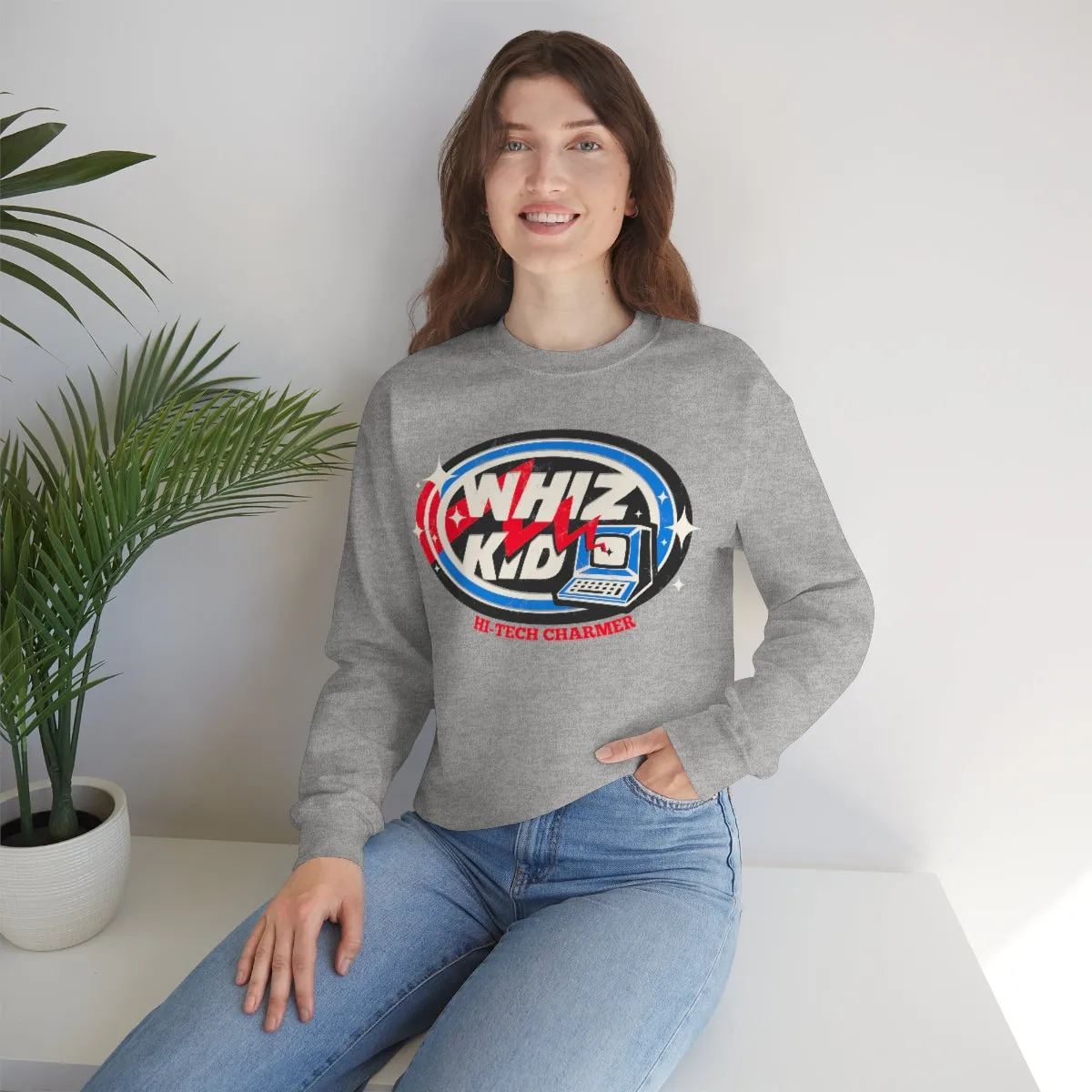 Whiz Kid Hi-tech Charmer | Retro Geek Sweatshirt