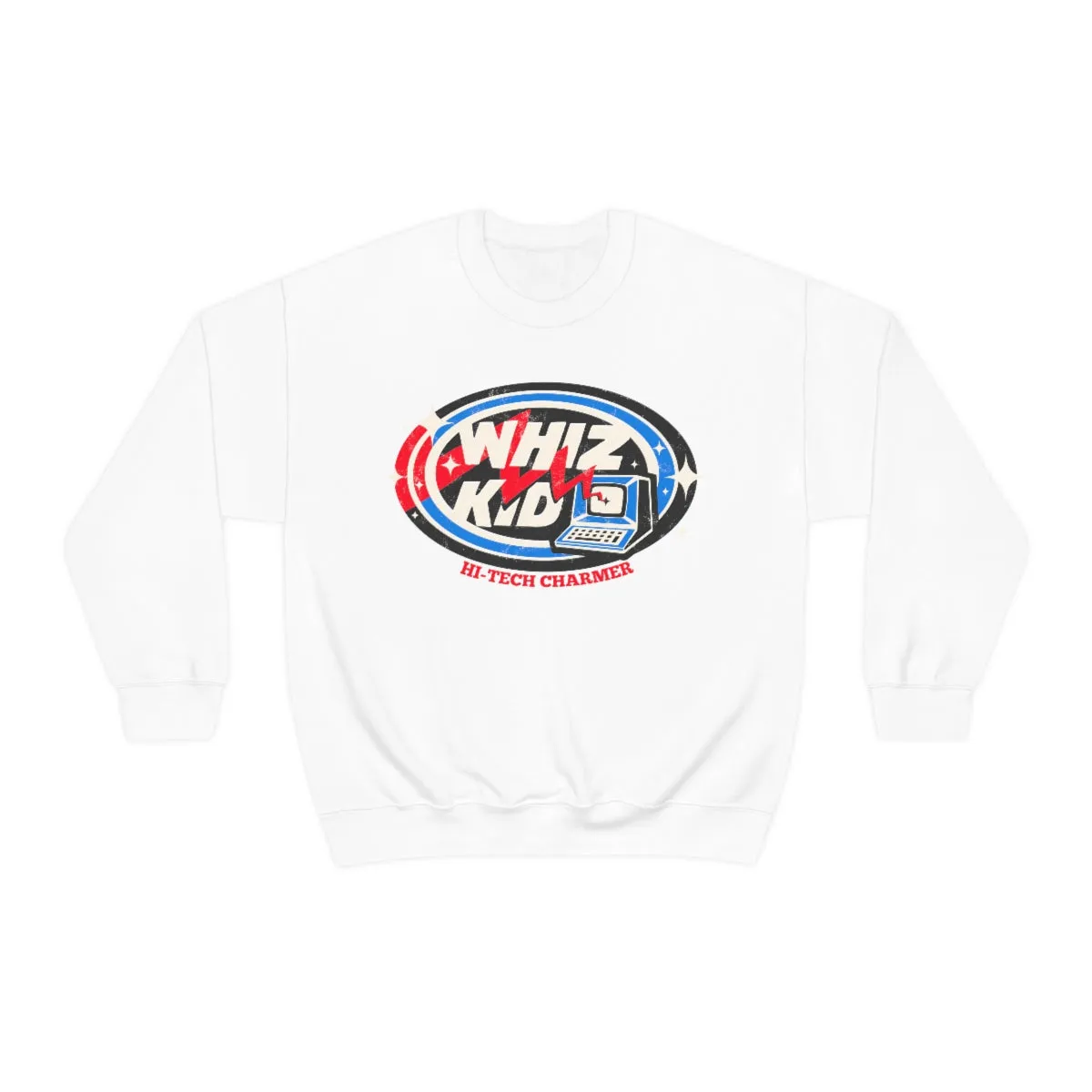 Whiz Kid Hi-tech Charmer | Retro Geek Sweatshirt