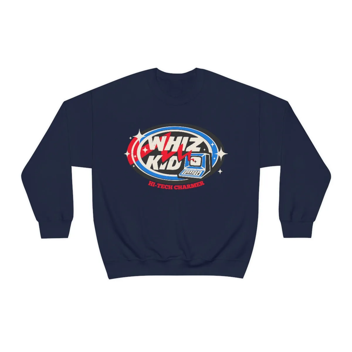 Whiz Kid Hi-tech Charmer | Retro Geek Sweatshirt