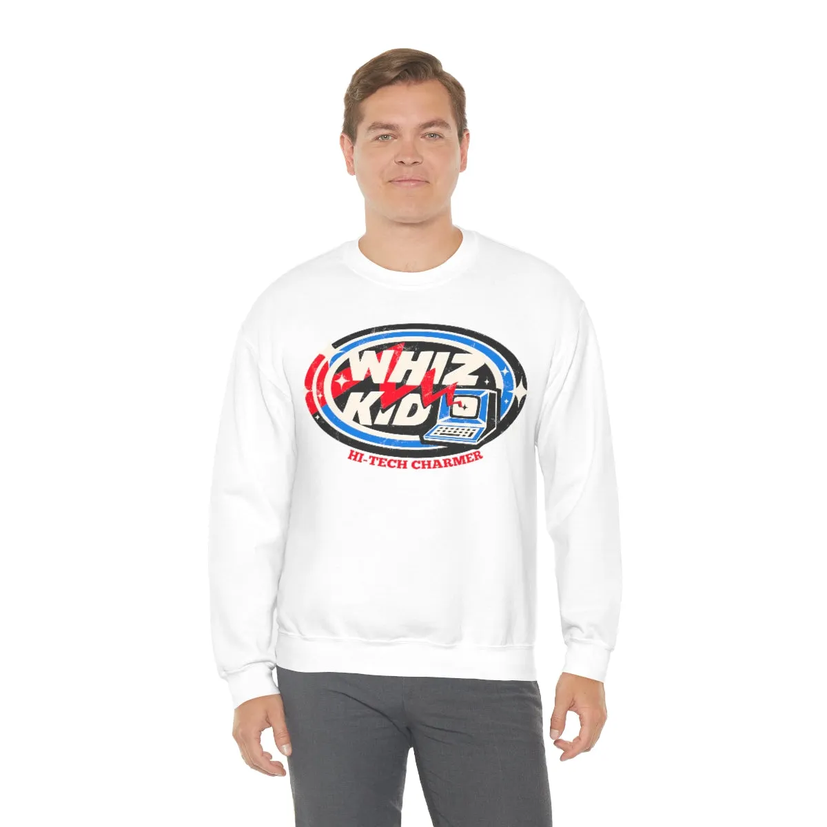 Whiz Kid Hi-tech Charmer | Retro Geek Sweatshirt