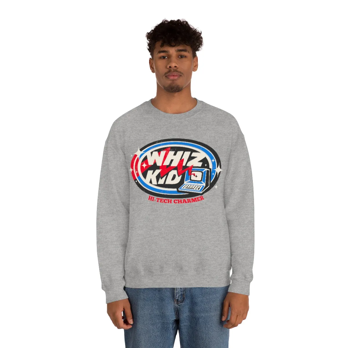 Whiz Kid Hi-tech Charmer | Retro Geek Sweatshirt