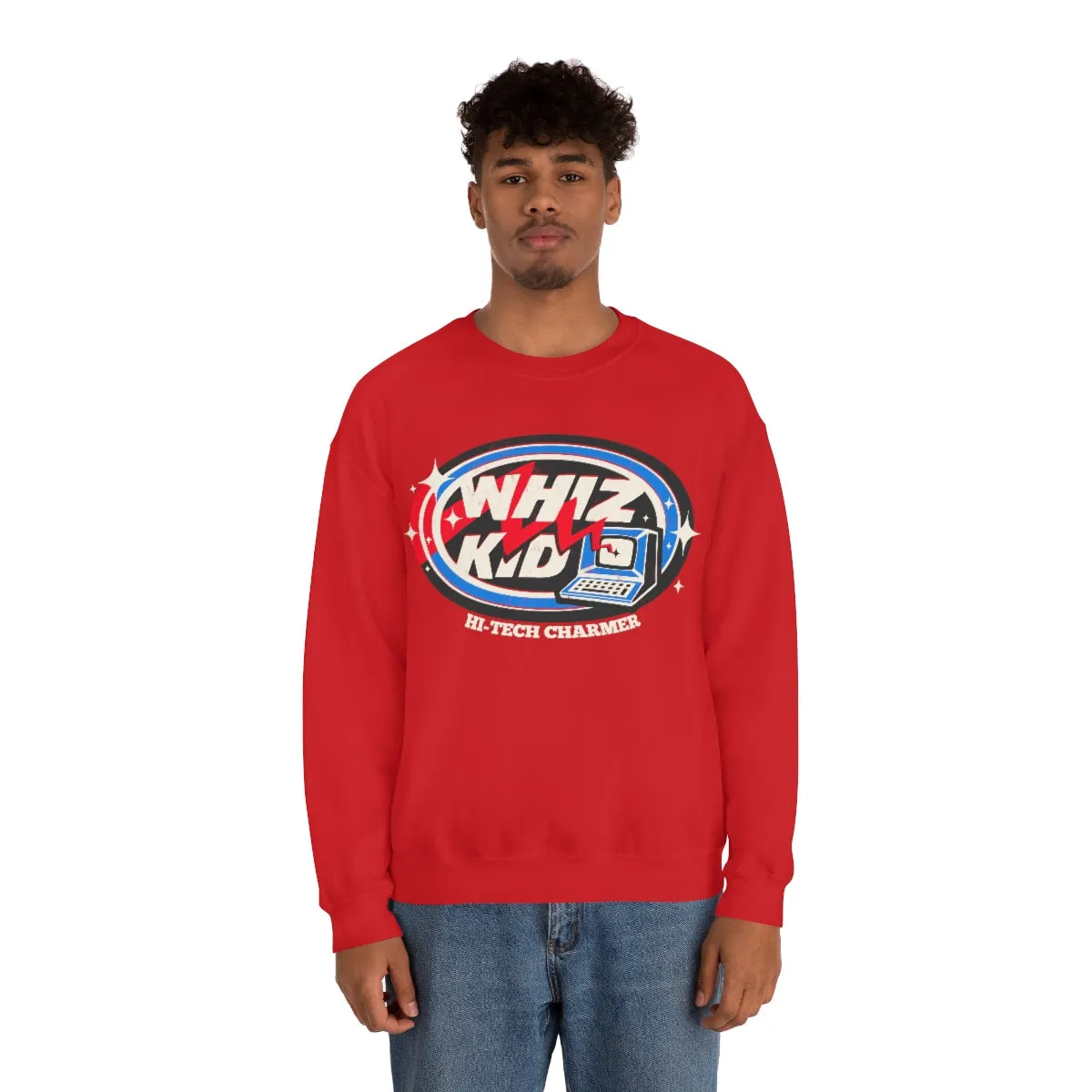 Whiz Kid Hi-tech Charmer | Retro Geek Sweatshirt