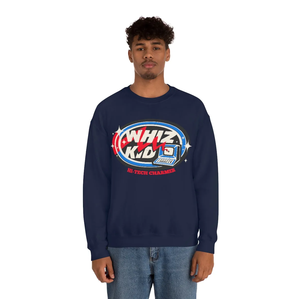 Whiz Kid Hi-tech Charmer | Retro Geek Sweatshirt