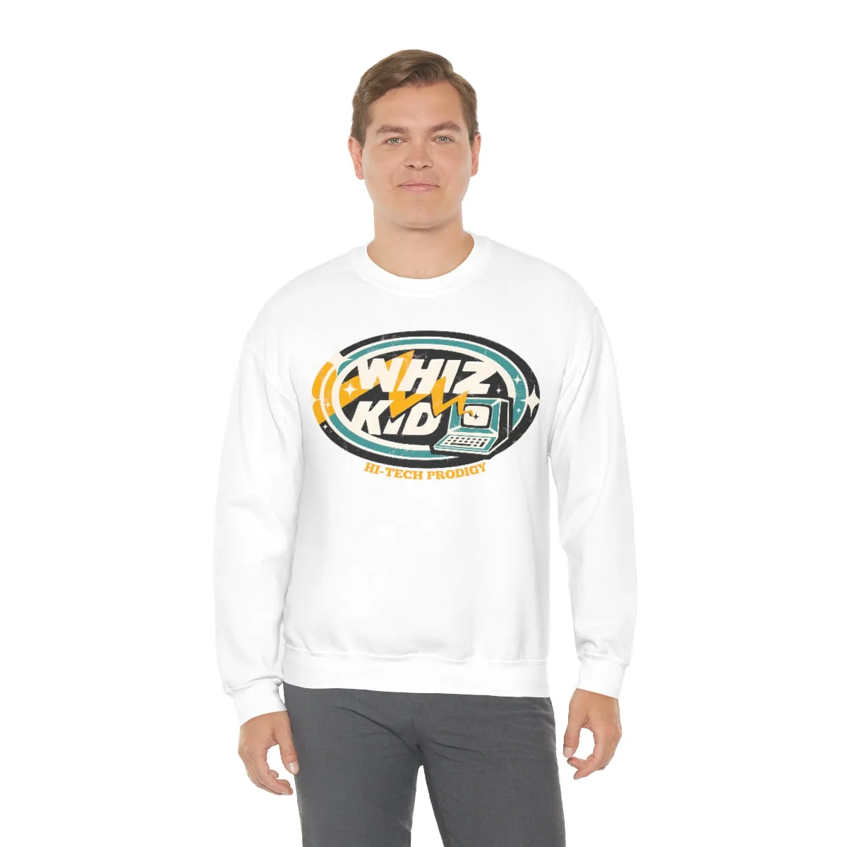 Whiz Kid Hi-tech Prodigy | Retro Geek Sweatshirt