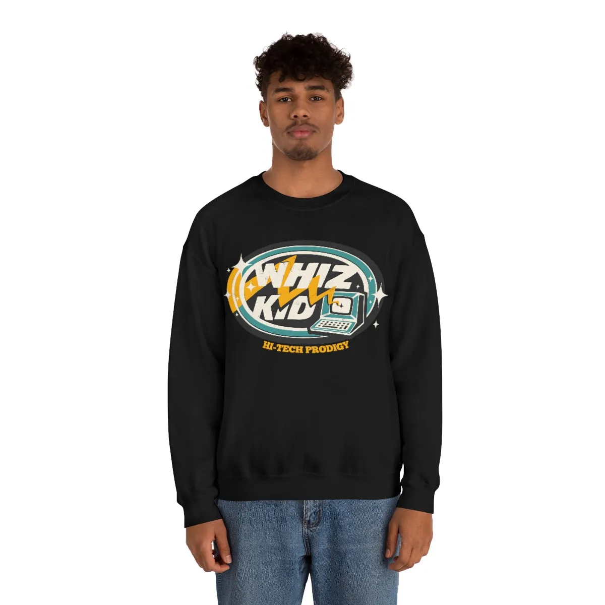 Whiz Kid Hi-tech Prodigy | Retro Geek Sweatshirt