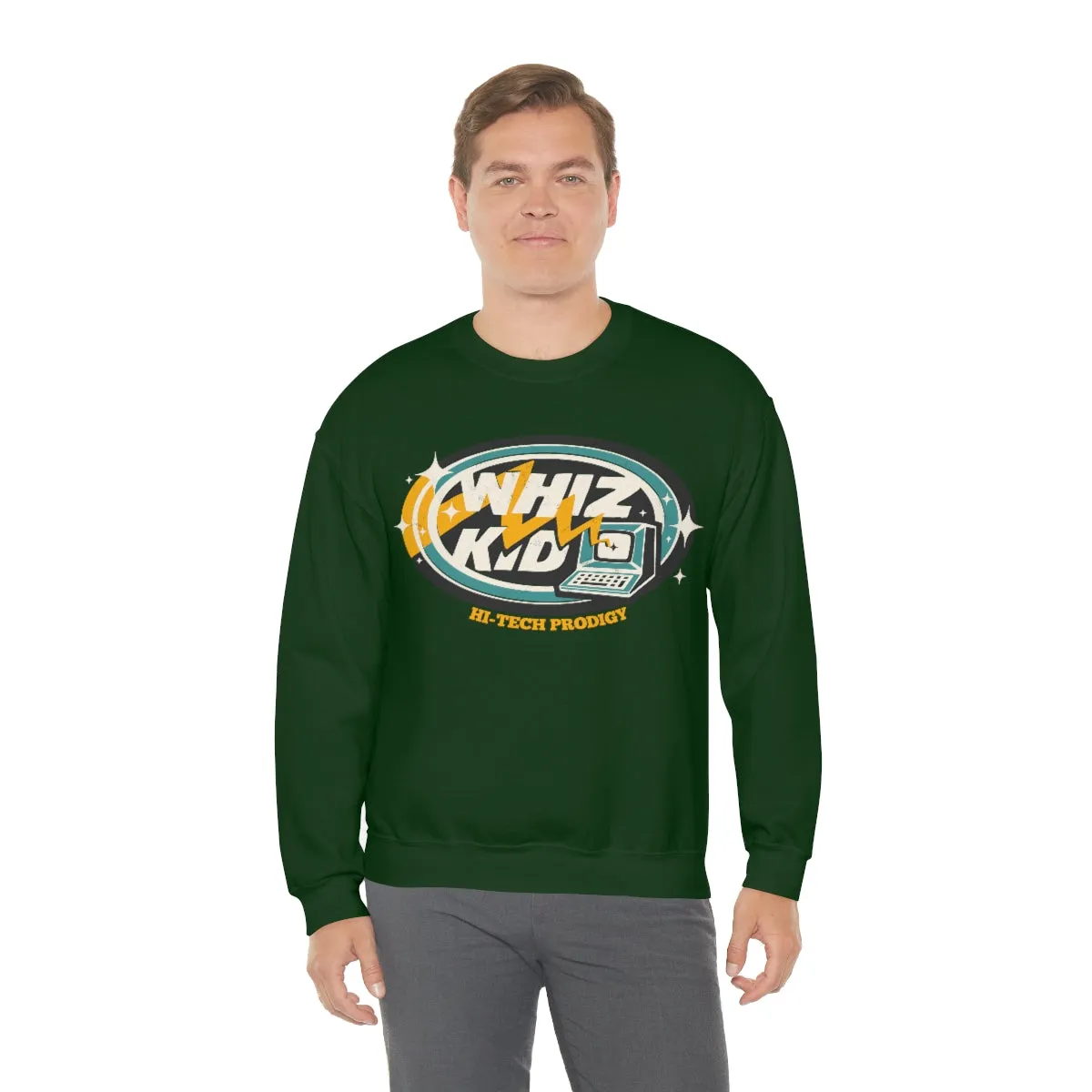 Whiz Kid Hi-tech Prodigy | Retro Geek Sweatshirt